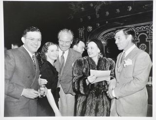 Clark Gable 7 vintage Photographs Carole Lombard Jack Conway John Barrymore Rare 5