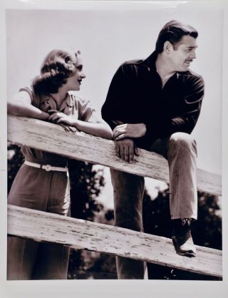 Clark Gable 7 vintage Photographs Carole Lombard Jack Conway John Barrymore Rare 7