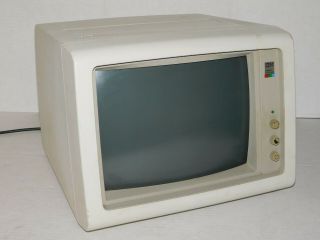 Vintage Ibm 5154 Computer Enhanced Color Display Desktop Pc Cga Monitor Retro