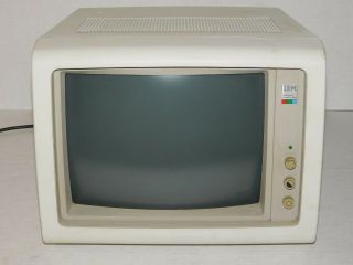 Vintage IBM 5154 Computer Enhanced Color Display Desktop PC CGA Monitor Retro 2
