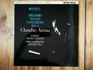 Columbia Sax2466 - Brahms - Piano Concerto No.  2 - Arrau - Giulini - Nm - Rare