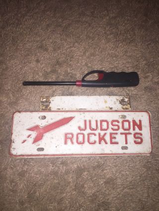 Judson High School Rockets State Champion Vintage License Plate Topper Tx