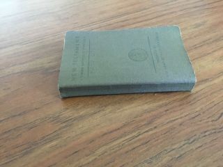 WORLD WAR 2 WWII CATHOLIC TESTAMENT FDR WAR Bible for Soldiers Pocket Size 2