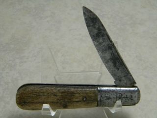 Rare Vintage Dixon Cutlery Co.  Germany Bone Barlow Knife C.  1920