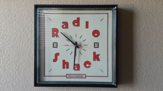 Vintage " Radio Shack " Dealer/franchise Wall Clock -
