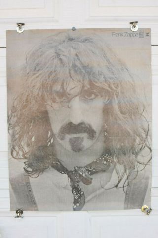 Vintage Frank Zappa Hot Rats Poster Bizarre Reprise Records Mothers Of Invention