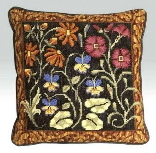 Ehrman Meadow Garden Candace Bahouth Vintage Tapestry Needlepoint Kit Medieval