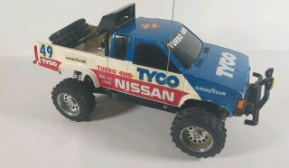Vintage TYCO R/C Turbo 4WD Nissan Truck Radio Controlled Made by Taiyo in Japan 4
