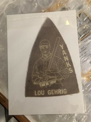 Lou Gehrig 1930’s Beanie Cap Felt Only One On Ebay Rare