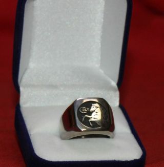 Colt Firearms Rampant Colt Stainless Steel Ring Size 11