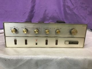 Fisher X - 100 - C Stereo Vintage Tube Amplifier Amp Powers Up But Needs Work