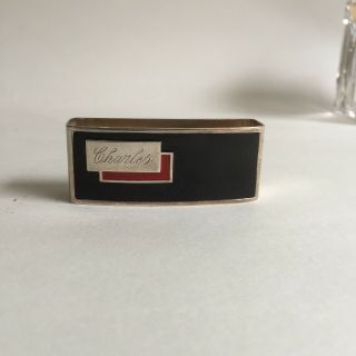 Art Deco Sterling Napkin Ring Sterling Silver And Enamel