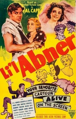 Vintage Movie 16mm Li’l Abner Feature 1940 Film Drama Comedy