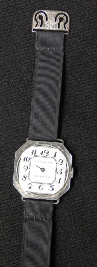 Ladies Longines Tiffany & Co.  Watch Sterling Silver Parts Repair Antique Vintage