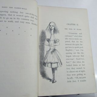 ALICE ' S ADVENTURES IN WONDERLAND/ 1875/RARE 1st Edition/42 ILLUS by JOHN TENNIEL 11
