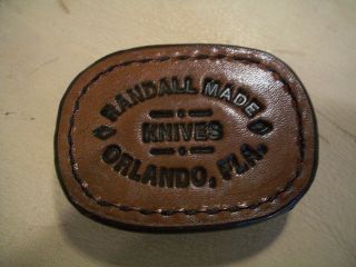 Vintage [1996] Randall Knives Belt Buckle,  Custom Made At Sullivans Tampa Fl.