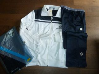 Bnwt Vintage Sergio Tacchini Young Line Tracksuit Top 1980s Casuals L Us40