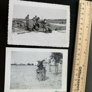 Machine Gun Wwii 6 Vintage Photos Most Likely One Of A Kind