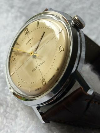 vintage pristine 1960 ' s MADE IN SCOTLAND Timex Automatic watch 5