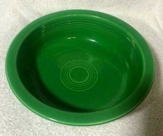 Vintage Fiestaware Homer Laughlin Medium Green 8 - 1/2 " Nappy Bowl