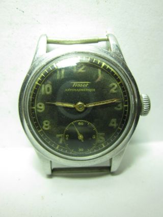 Vintage Swiss Military Watch Tissot Cal.  27 - 1944 Year