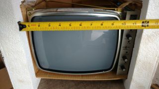 VINTAGE BALL SCREEN MONITOR FOR GE GENERAL ELECTRIC VINTAGE TELEVISION TV TE120 8