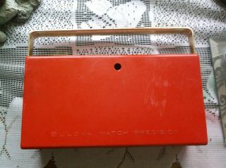 Vintage RETRO 1950s BULOVA Transistor Radio model 620 GREAT 2