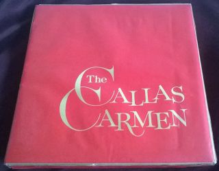 The Callas Carmen 3lp Deluxe Box Set Hmv Sdan 143 - 5 Stereo Uk Ed1 Rare