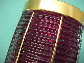 Vintage Trader Vic ' s Port Light Mauna Loa Imperial Ruby Red Drink Glass Tiki Mug 3