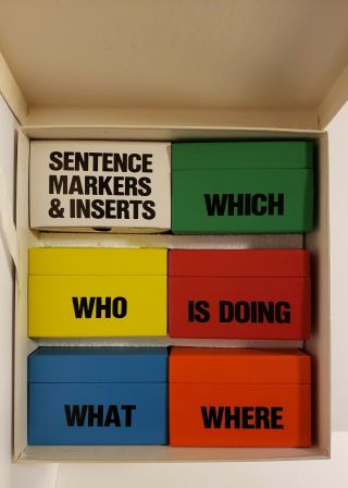 Fokes Sentence Builder - Vintage - Out of Print - Speech Therapy Tool - 1976 5