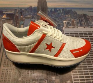 Converse Run Star Y2K Ox Low Top Vintage Red/White Size 12 163050c 6