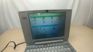 Vintage Toshiba Satellite T2130CS Laptop Windows 3.  11 MS DOS retro gaming 4