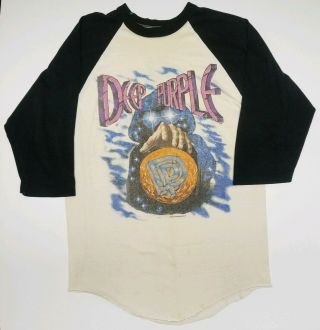 Vintage Deep Purple Perfect Strangers 1985 Tour Ringer Shirt