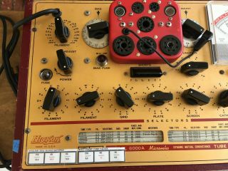VINTAGE HICKOK 6000A TUBE TESTER WITH MANUALS RE - CALIBRATED 2007 10