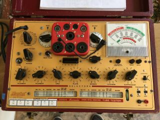 VINTAGE HICKOK 6000A TUBE TESTER WITH MANUALS RE - CALIBRATED 2007 8