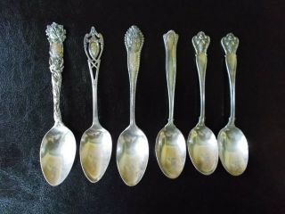 6 Sterling Silver Spoons Scrap Use 113 Grams
