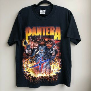 Vtg Pantera Cowboys From Hell T Shirt Sz Large 1999 Winterland Licensed Rare Euc