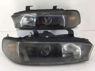 Jdm Subaru Legacy Bg5 Bd5 93 - 99 Black Projector Headlights Lamps Lights Rare Oem