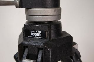 Vintage Bogen 3021 Tripod With Manfrotto 141 Head Made In Italy Perfectly 4