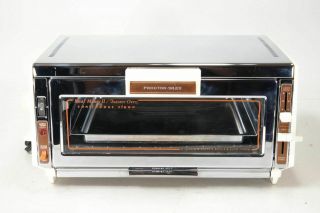 Vintage Proctor Silex Toaster Oven Broiler Chrome 0235w Meal Maker Ii