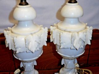 Vintage / Old Alabaster Table Lamps 4