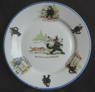 Felix the Cat Warwick China Cartoon Mug - Saucer - Plate - Vintage Antique 1920 - 30s 2