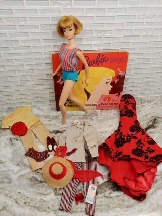 Vintage Barbie Bend Leg American Girl Doll,  Ash Blonde,  Open Road Outfit