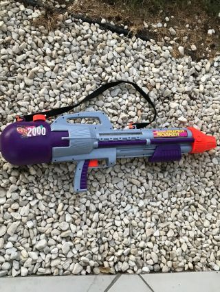 1996 Larami Soaker Cps 2000 Water Gun W/ Shoulder Strap Vintage