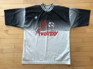 Indianapolis Indiana Twisters Misl Vtg Indoor Soccer Jersey Sz Xl Indy Eleven