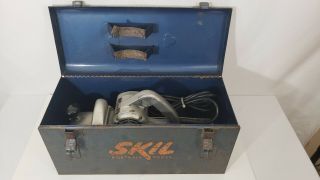 SKIL Model 190 Electric Wood Planer 5.  5A,  Tool And Box Surfboard Door VTG 10