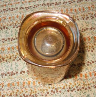 Floragold Louisa Celery Vase Iridescent Ruffled (RARE) 5