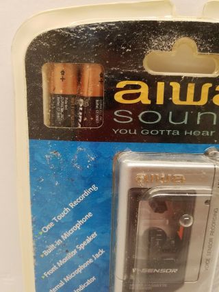 Aiwa TP - M131 Microcassette Voice Recorder.  Vintage. 2