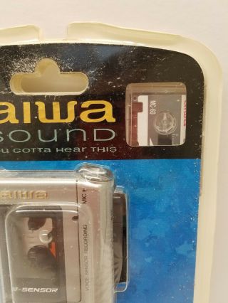 Aiwa TP - M131 Microcassette Voice Recorder.  Vintage. 3