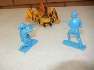 Vintage 1960 ' s Remco Horrible Hamilton Spooky Spider Invader Insect & Blue Guys 2